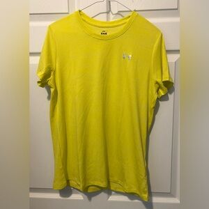 Under Armour Women's Neon Yellow Short Sleeve Tee